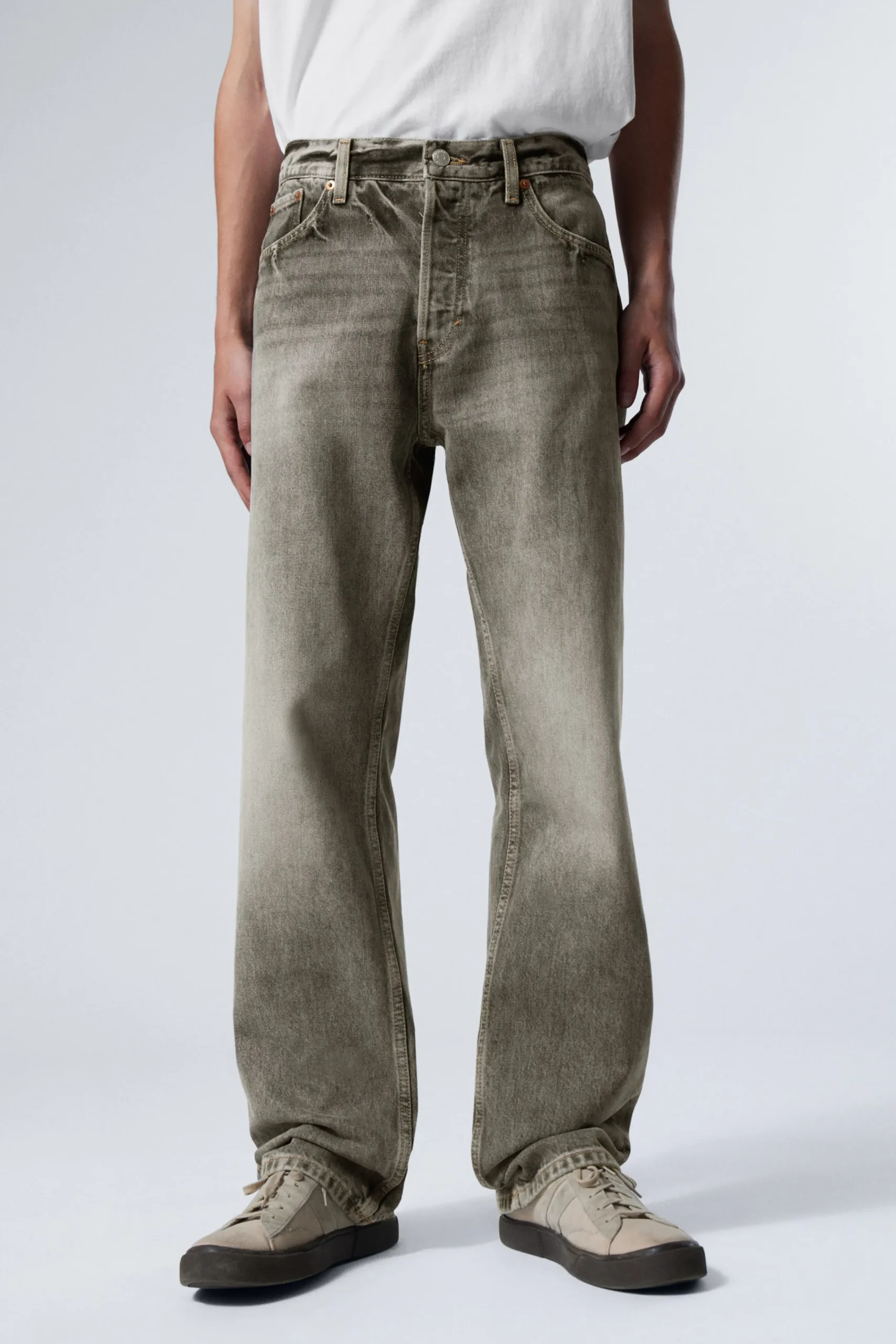 Weekday Jeans<SPACE RELAXED STRAIGHT LEG JEANS