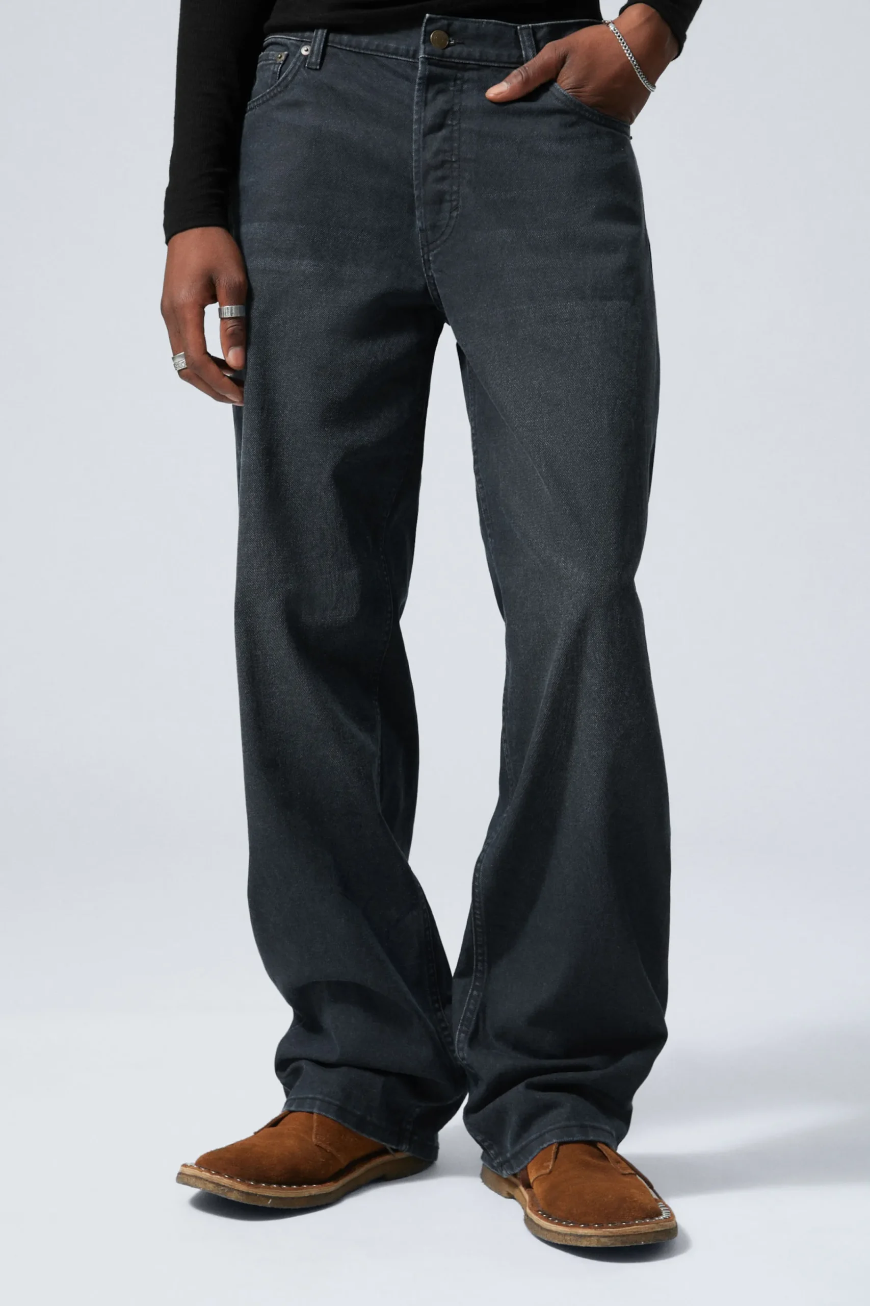 Weekday Jeans<SPHERE LOW WAIST LOOSE STRAIGHT LEG JEANS