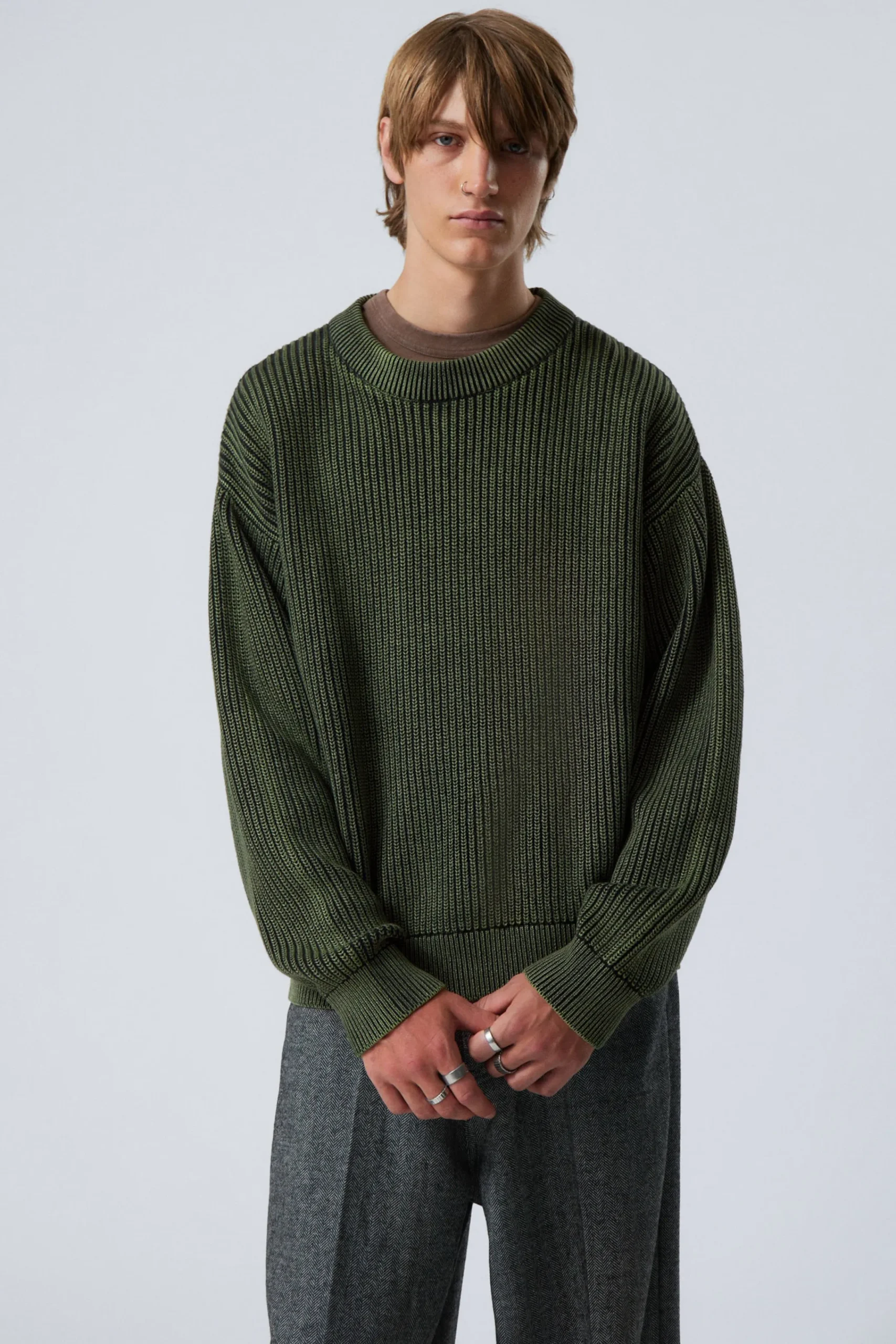 Weekday Stickat<SWEATSHIRT DANIEL