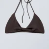 Weekday Badkläder<TVIST HALTER BIKINITOPP