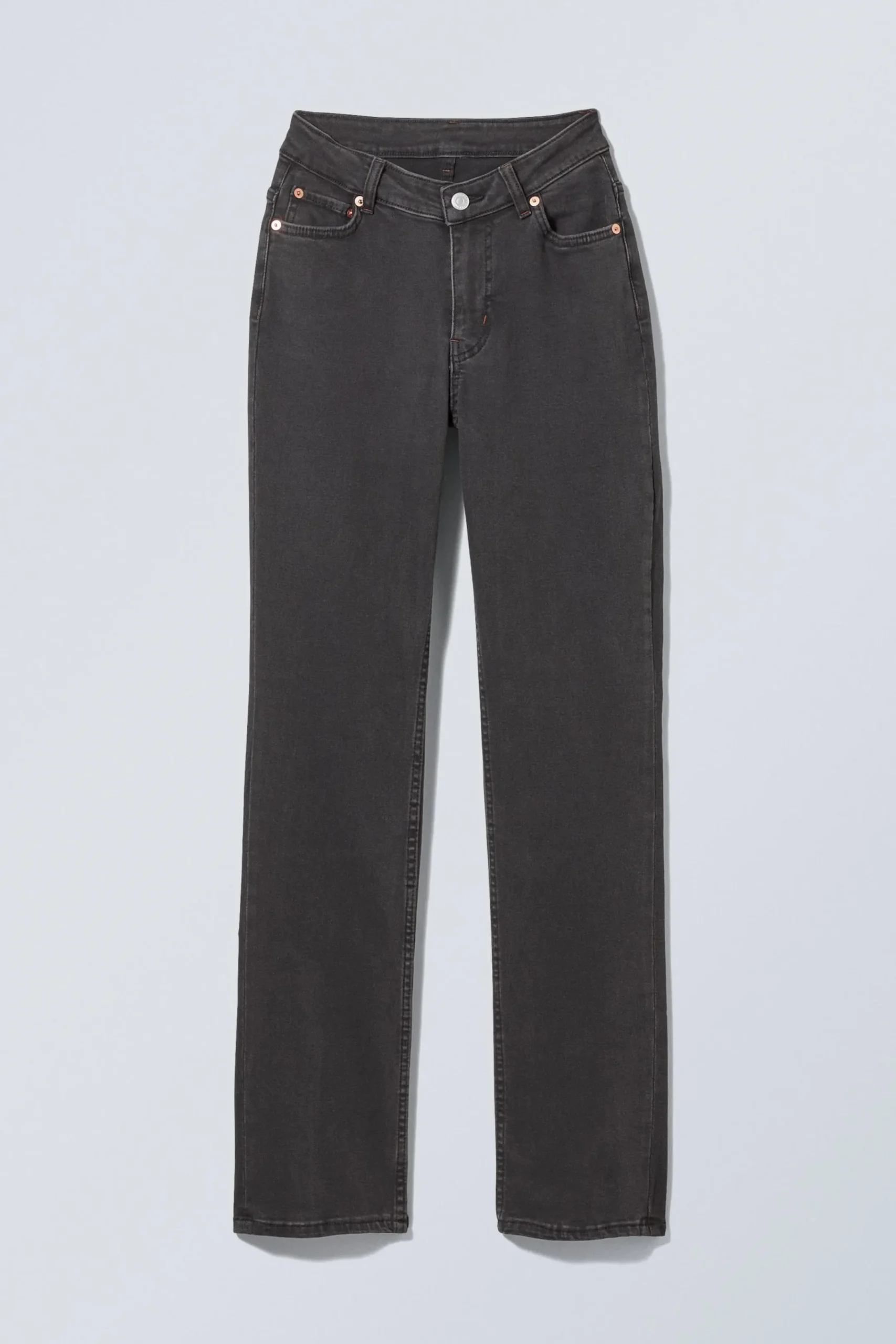 twig_curve_mid_waist_slim_straight_leg_jeans_2.webp Weekday Jeans<TWIG CURVE MID WAIST SLIM STRAIGHT LEG JEANS